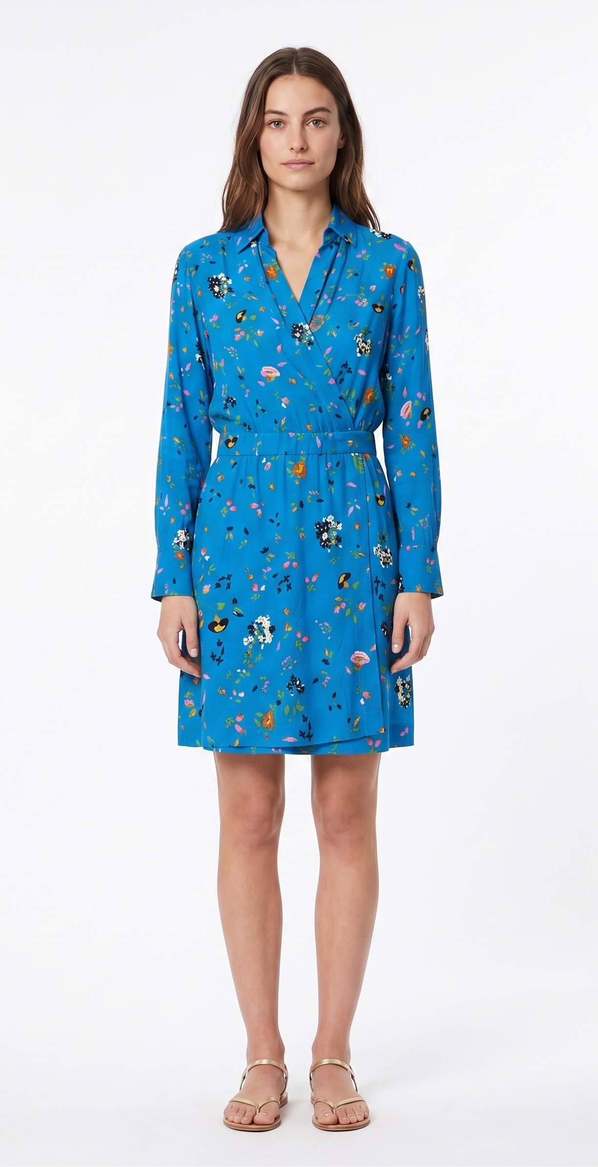 Robe Cache-Cœur Fleurie Zadig & Voltaire "Ravy Crepe Uma" – Neuve avec Étiquette – Taille XS